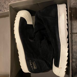 Rick Owens x adidas superstar sock sneaker